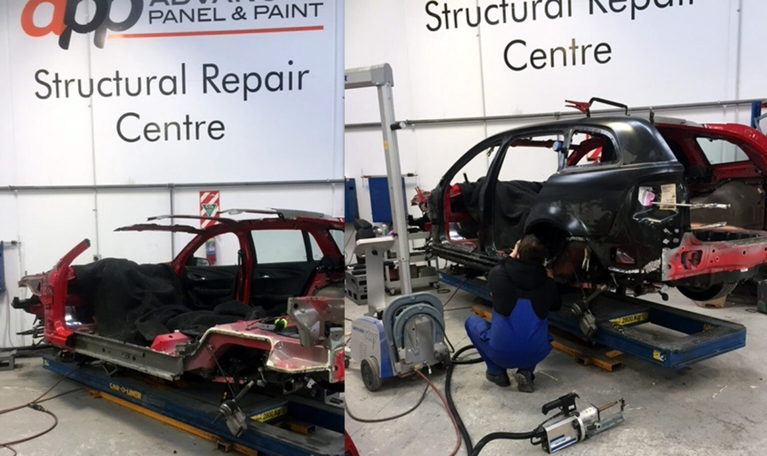 Panel beating and structural alignment